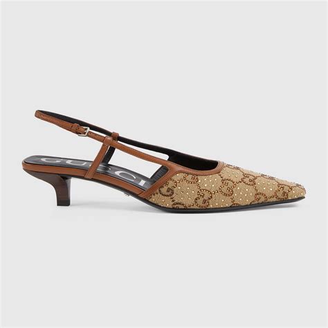 women gucci shoes with mermaid|gucci slingback shoes for women.